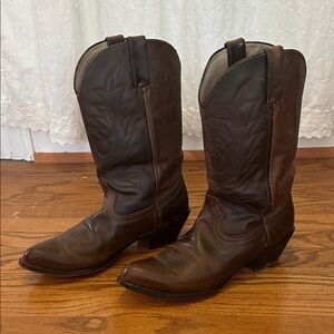 Durango Cowboy Boots Women’s 9M Brown Leather 11”Western Rodeo Heeled